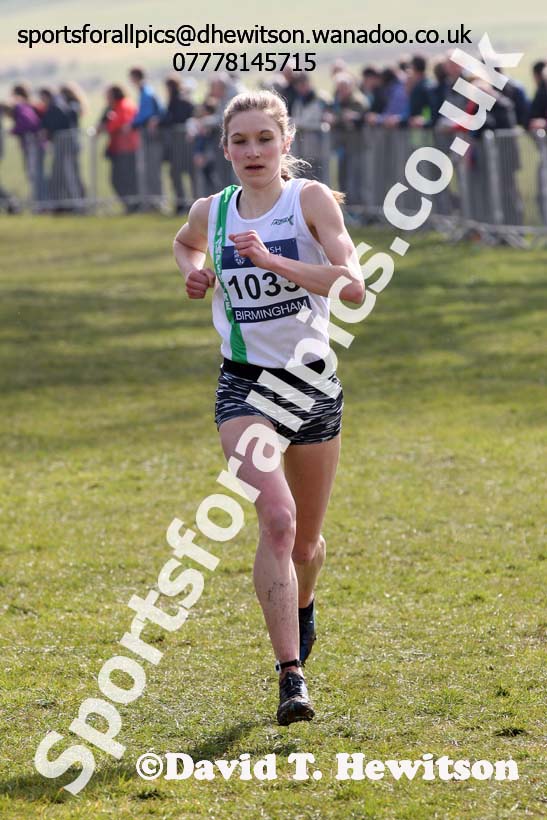 Senior womens 2016 Inter Counties Cross Country Champs. and Cross Challenge Final, Cofton Park, Birmingham. Photo: David T. Hewitson/Sports for All Pics